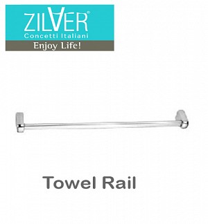 Zilver Bold Series Towel Rail 24″